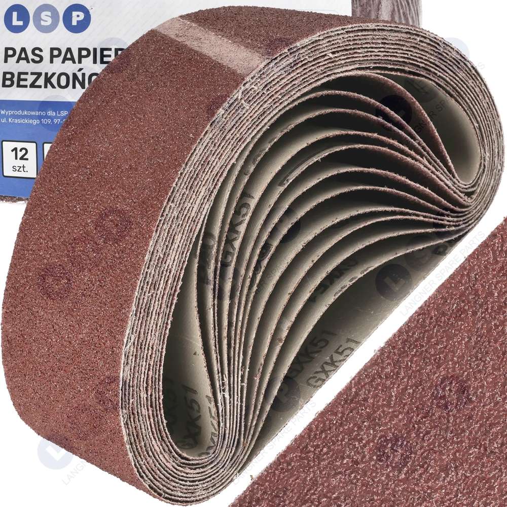 Brúsny papier 75x533 brúsny pás pre pásovú brúsku P40